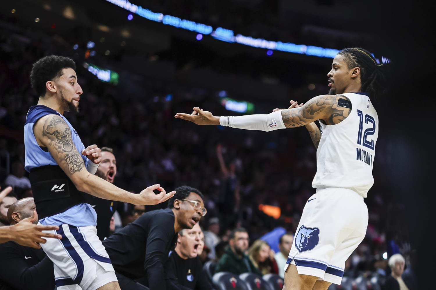 Ja Morant multado por la NBA tras repetir gesto de arma pese a advertencia previa