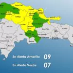 COE mantiene 16 provincias en alertas debido a efectos de vaguada