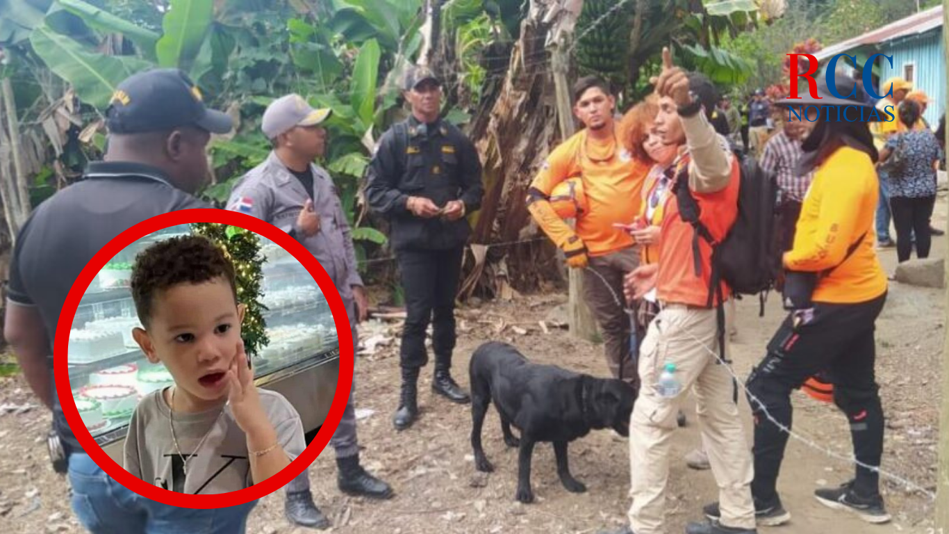 Autoridades continúan con la búsqueda este sábado de niño desaparecido en Jarabacoa
