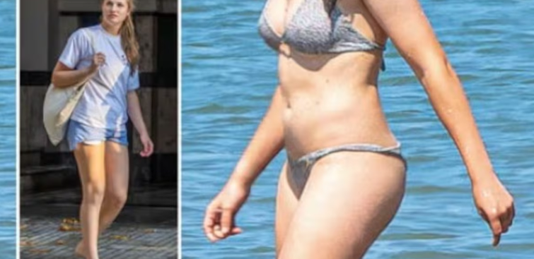 Revelan primeras imágenes de La Princesa Leonor en bikini en playa de Urugay