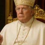 Trump se publica vestido como Papa en una imagen creada con Inteligencia Artificial en Truth Social