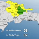 COE mantiene alerta en 10 provincias por efectos de vaguada