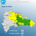 COE emite alerta roja para Gaspar Hernández y Sabaneta por fuertes lluvias debido a vaguada