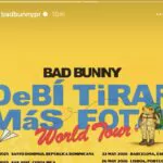¡ATENCIÓN! Bad Bunny regresa a Santo Domingo el 21 de noviembre