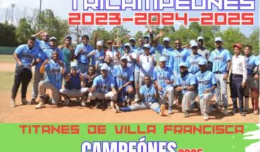 Titanes de Villa Francisca vuelven a reinar con su tercer título consecutivo en el DN